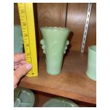 Vintage Jadeite Art Deco Bud Vase