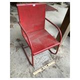 Vintage Child's Metal Patio Chair