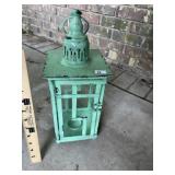 Green Metal Lantern