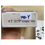 45 Cal  ACP Ammo (50 Rounds)