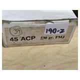 45 Cal  ACP Ammo (34 Rounds)