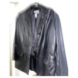 Black Lambskin Jacket (Medium )