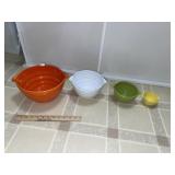 Glazed Mixing Bowl Set
