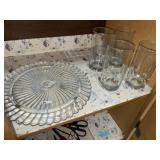 2 Cake Plates ~ Glasss
