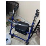 Idrive Rollator Walker w/ Rest Seat