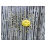 Metal Sun Wall Decor