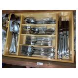 large  Oneida Stainless Flatware (Nice)