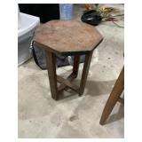 Vintagwe Oak Side Stand