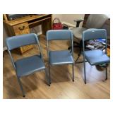 Set of 4 Folding Chairs (Other 1 in Storage Bld)