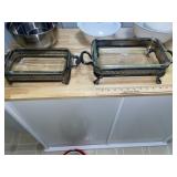 (2) Footed Casserole Dishes