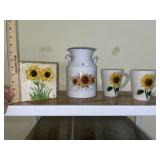Sunflower Decor in Group