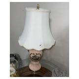 Pr of Vintage Porcelain Decorator Lamps