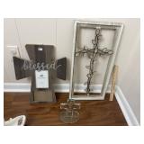 (3) Cross Wall & Table Decor