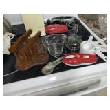Glass Funnel~ Can Opener ~ Nap Holder & Utensils G