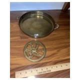 Brass Tray & Trivet