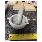 White Marble Mortar & Pestle