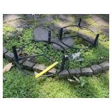 (2) Iron Standing Plant Stands