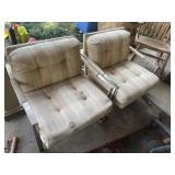 Pr of Vintage Chrome Arm / Shop Chairs