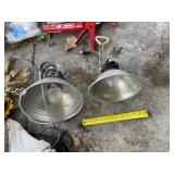 (2) Clamp on Work Lights