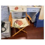 Folding Wood Arm Chair  (Dragonfly)