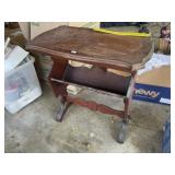 Vintage Walnut Magazine Table