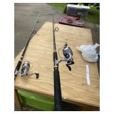 Nice 10' Abu Garcia Catfish Rod & Daiwa Reel