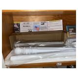 Flag Pole & Wall Bracket + Misc in Cabinet