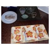 Fall Divided Tray & Decor in Grp