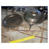 S. Plated Warmer + Serve Tray & Candleabra