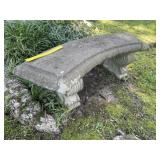 Concrete Garden Bench