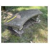 Concrete Garden Bench