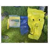 (3) Rubber Float Waterproof Duffel Bags (Yellow)