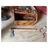 Tomahawk & Vintage Shoe Shine Box