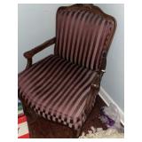 Nice Cherry Carved Arm Chair