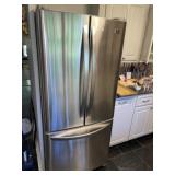 LG Sainless Side by Side Refrigerator (See below)