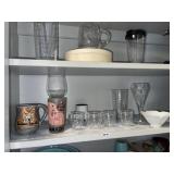 Coffee Cups & Misc in 2 Cabinets