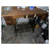 Vintage Treadle Sewing Machine