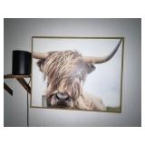 Canvas Painting (Steer in need of a haircut)