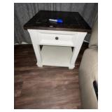 White Chair Side Table