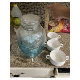 Water Drink Dispenser & Soup Bowls
