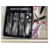 Stainless Flatware + Scissors