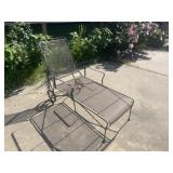 Wrought Iron Chaise Lounger