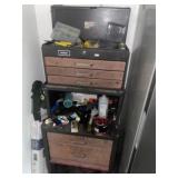 2 Pc Tool Cabinet & Contents