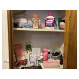 Supplies in Hall Closet