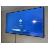 65' Samsung Smart TV w Wall Mount & Remote Control