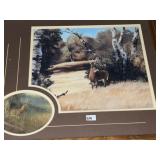 Framed Deer Picture (20' Wide)