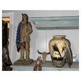 Native American Statue ~ Picture & Decor in Grp