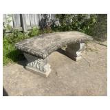 Concrete Garden Bench
