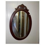 Oval Cherry Mirror