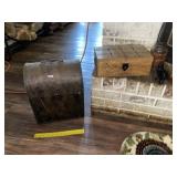 Wine Box + Wood Decorator Box